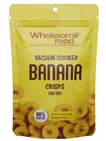 Vacuum Cooked Banana Crisps