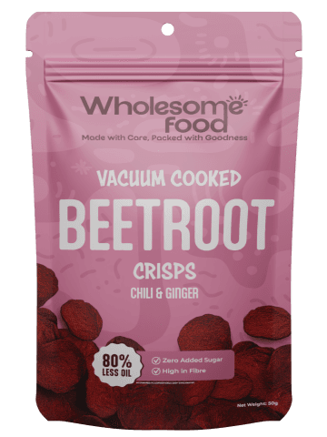 Vacuum Cooked Beetroot Crisps